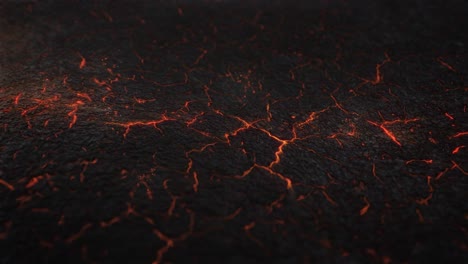 magma textured molten rock surface - animated lava fields