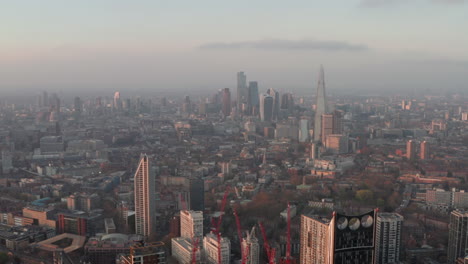 Slow-aerial-shot-over-Elephant-and-Castle-towards-the-City-of-London