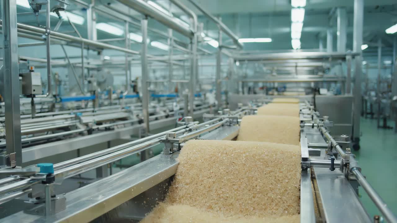 производственная линия пищевой фабрики