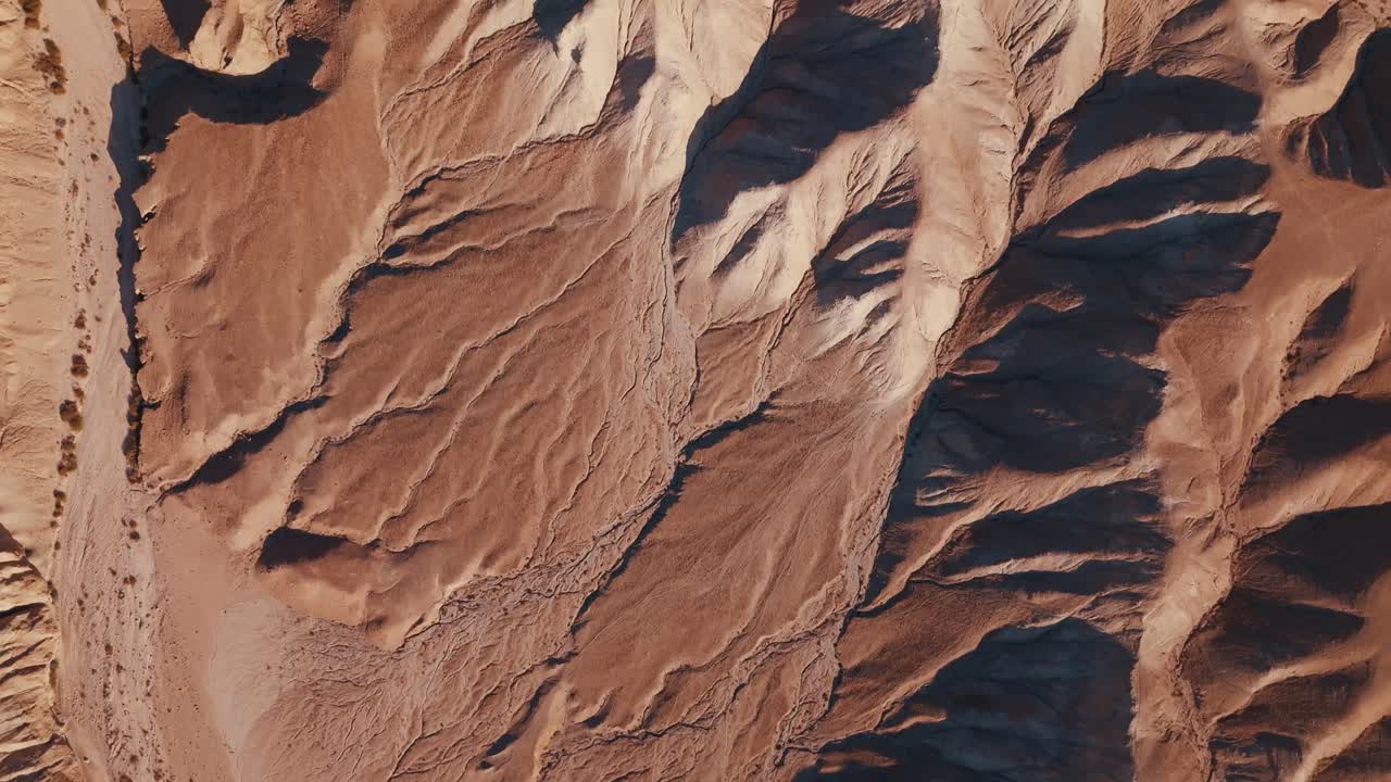 Judean Dessert Top Shot Aerial View