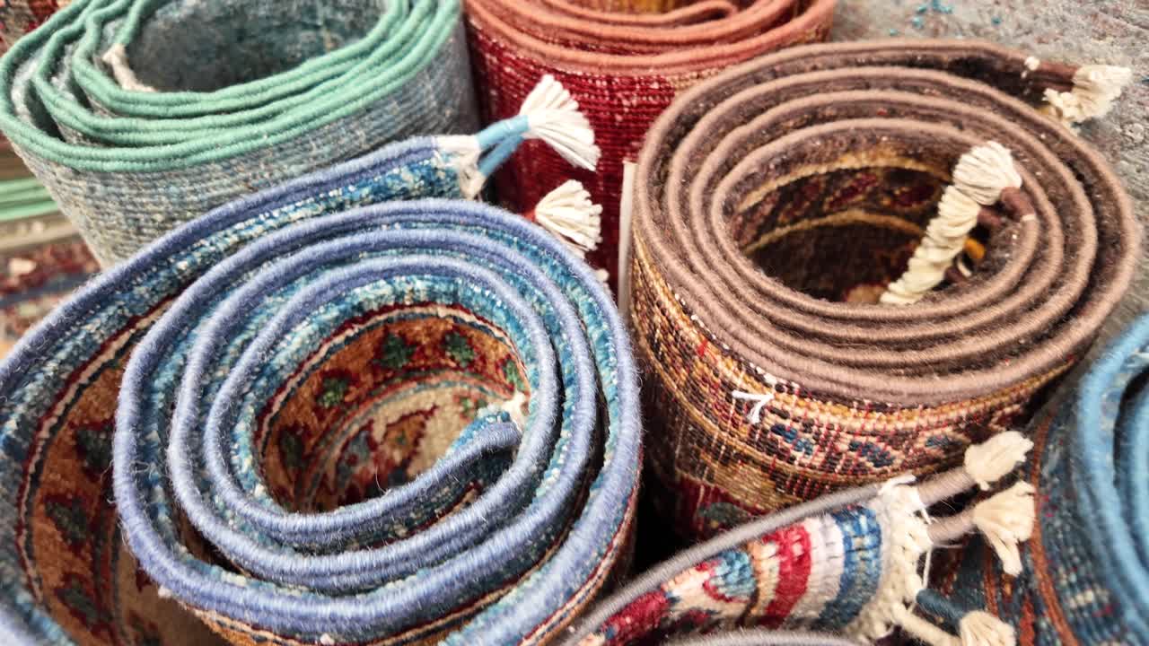 Rolled Rugs and Carpets