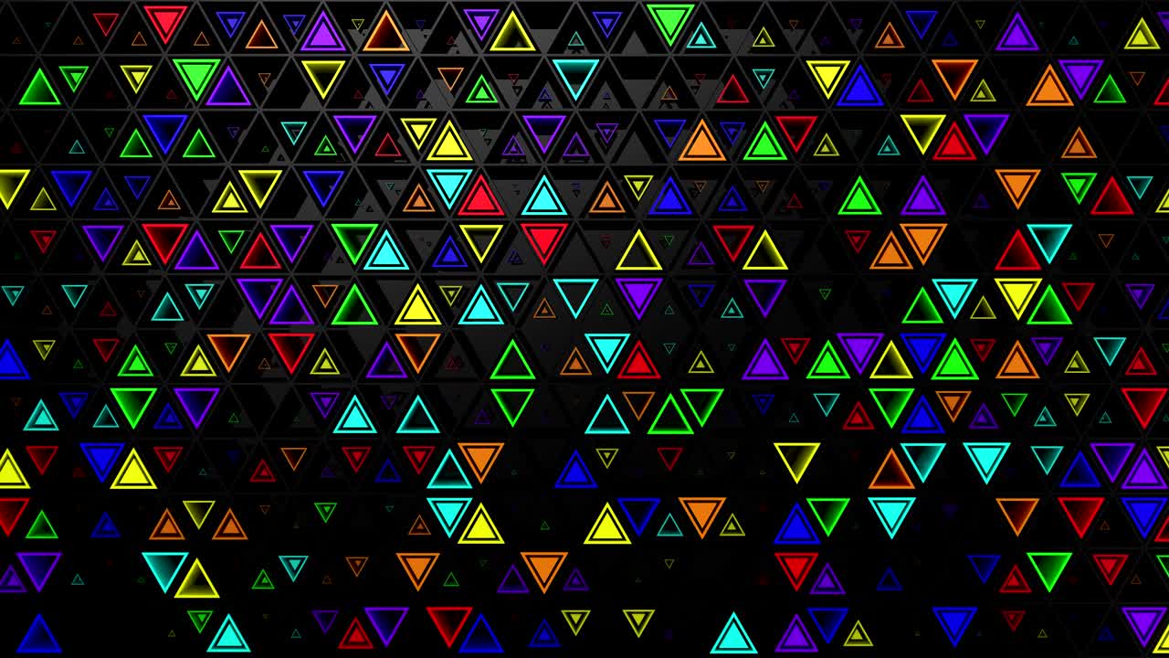 el fondo de los triángulos