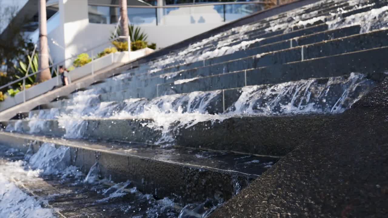 호주 브리즈번 도심의 폰테인