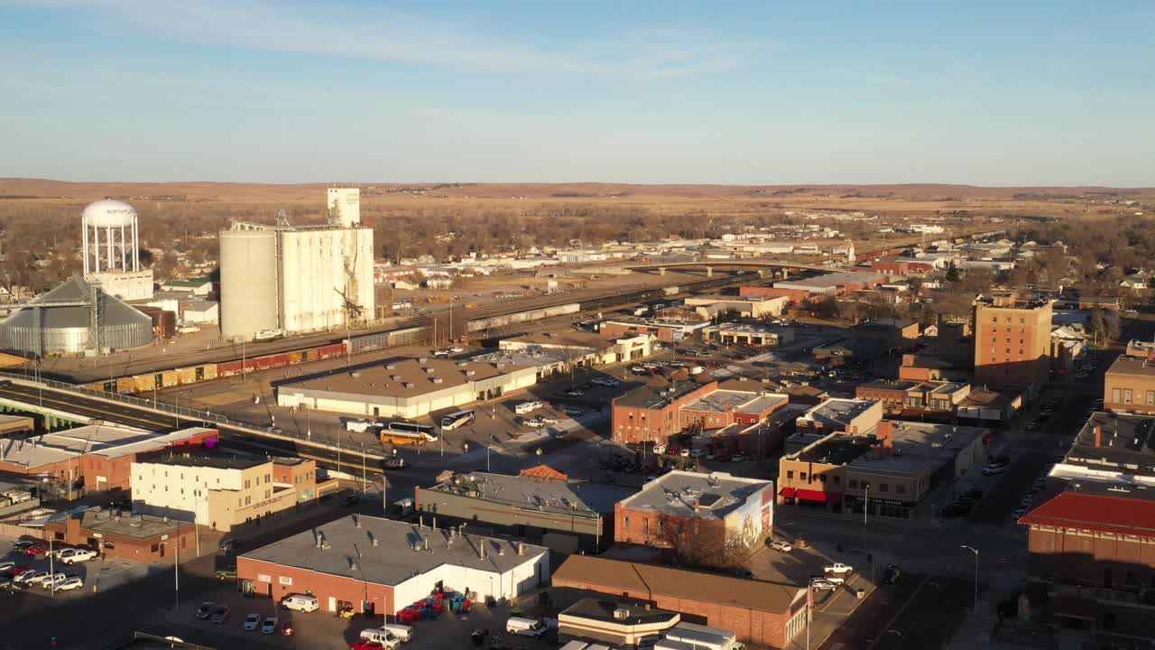 north platte nebraska downton video de drones en movimiento