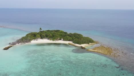 aerial beautiful maldives island