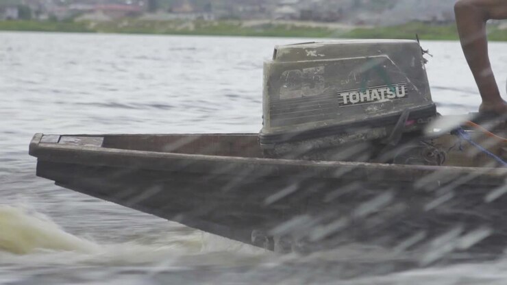 Boat on River Nigeria 09