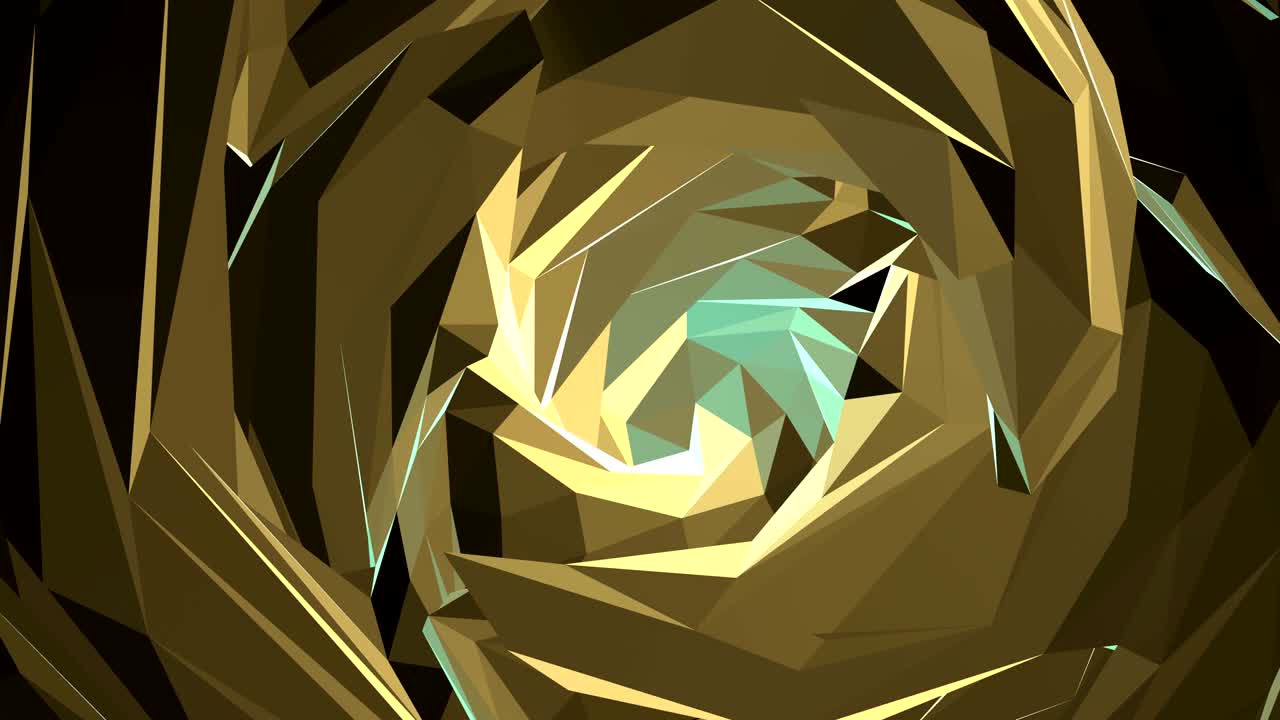 추상적인 애니메이션 배경 기하학적 다각형