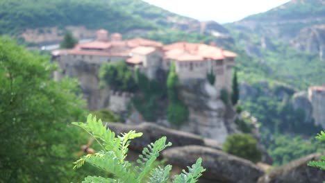 vista del monasterio de meteora en grecia europa