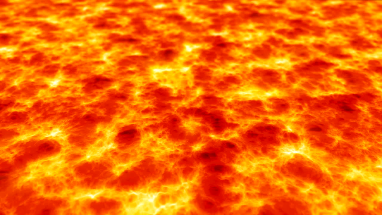 fondo abstracto de flujo de lava, animación de video generada por computadora