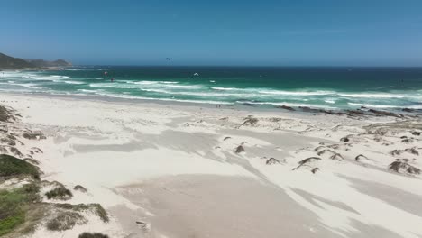 Platboom-beach-in-Cape-Peninsula,-near-Cape-of-Good-Hope
