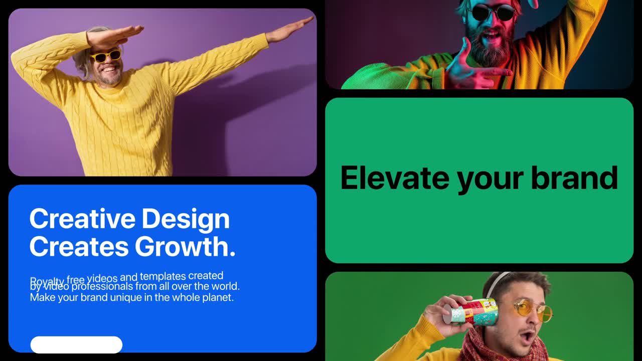 Tampilan slide multi layar untuk presentasi branding, identitas perusahaan, dan pemasaran