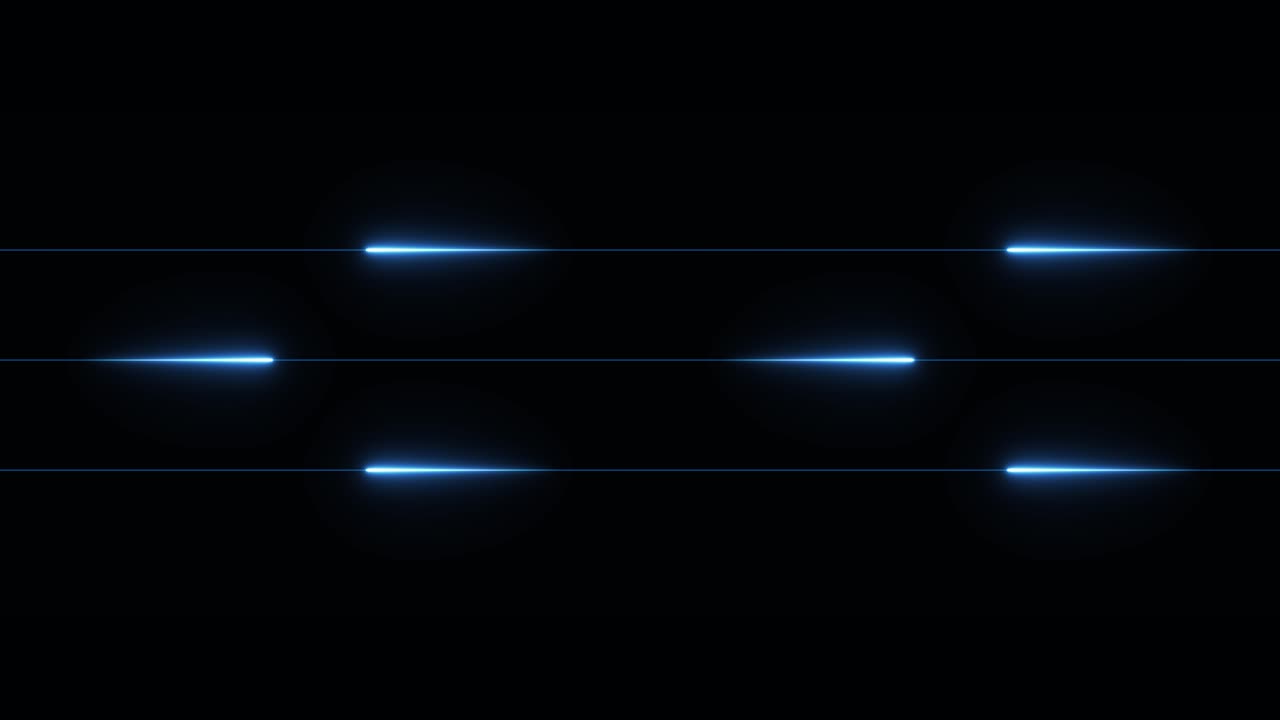 Linee astratte al neon