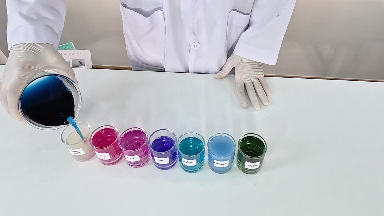 cambio de color con jugo de limón y flor de guisante