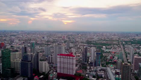 cityscape of downtown the district of bangkok