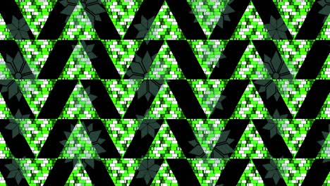 animación de formas en movimiento sobre fondo negro