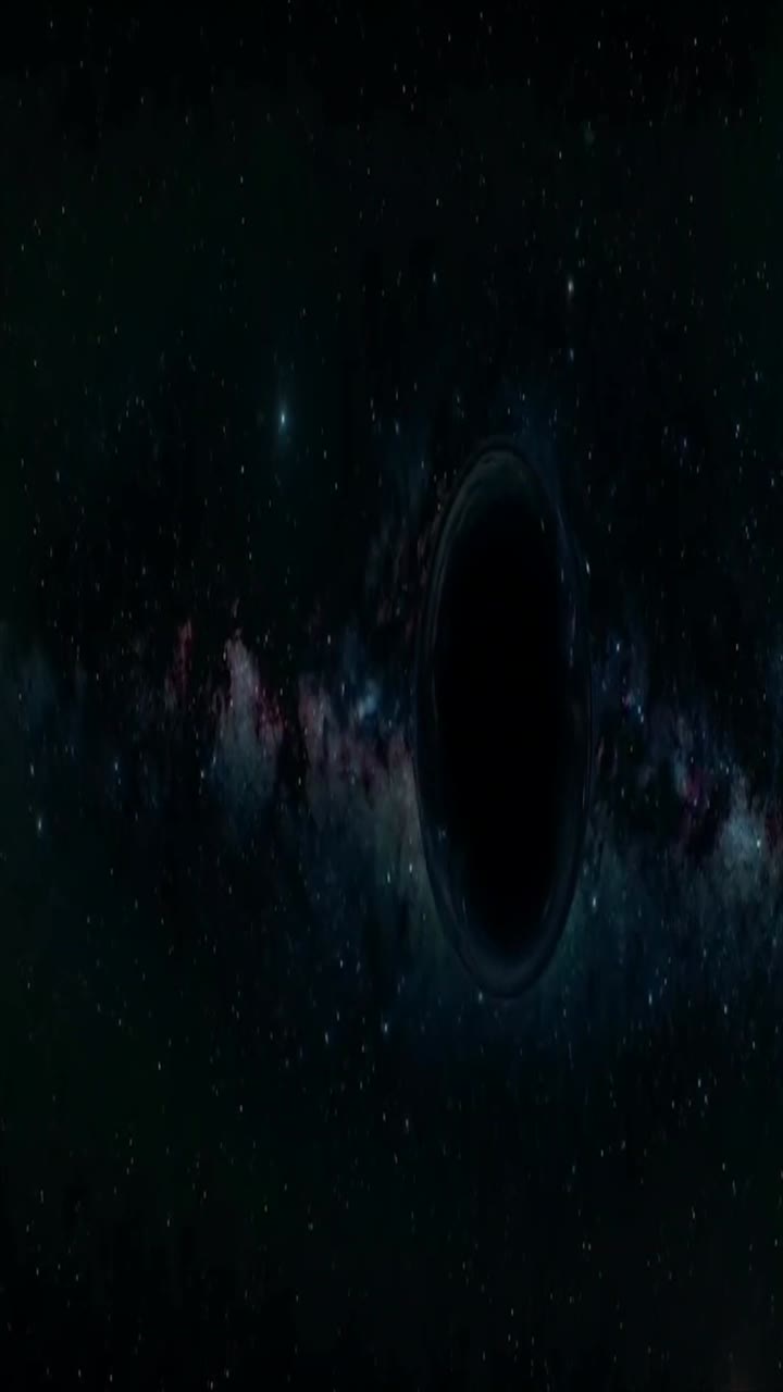 Sort hul med gravitationslinseeffekt i det dybe rum