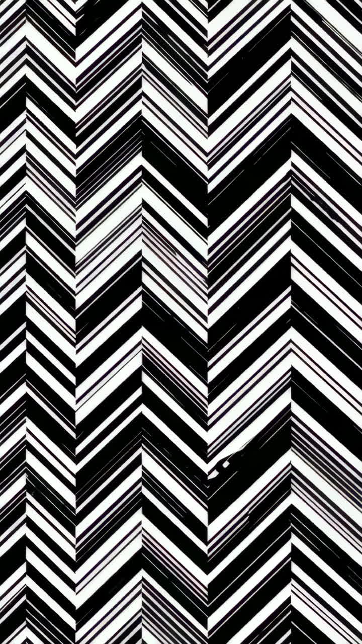 Black and White Chevron Pattern