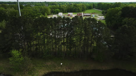 wastewater being processed before discharging to the wolf river
