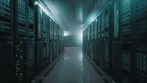 interior moderno del centro de datos