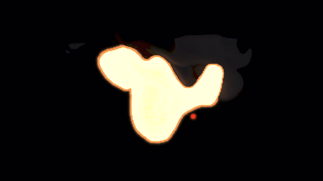 추상적인 화재 폭발