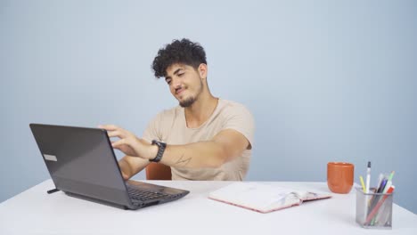 Man-joyfully-embracing-laptop.