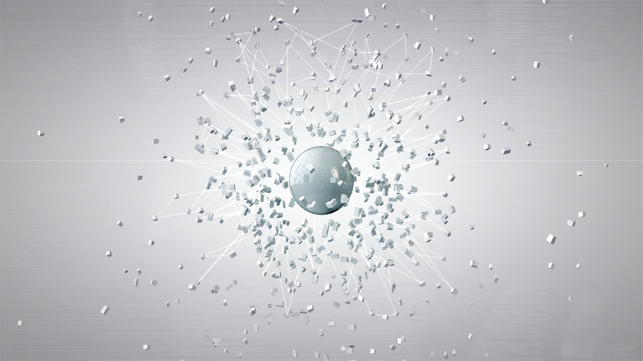 네트워크 세계 4k 트래픽 폭발 흰색