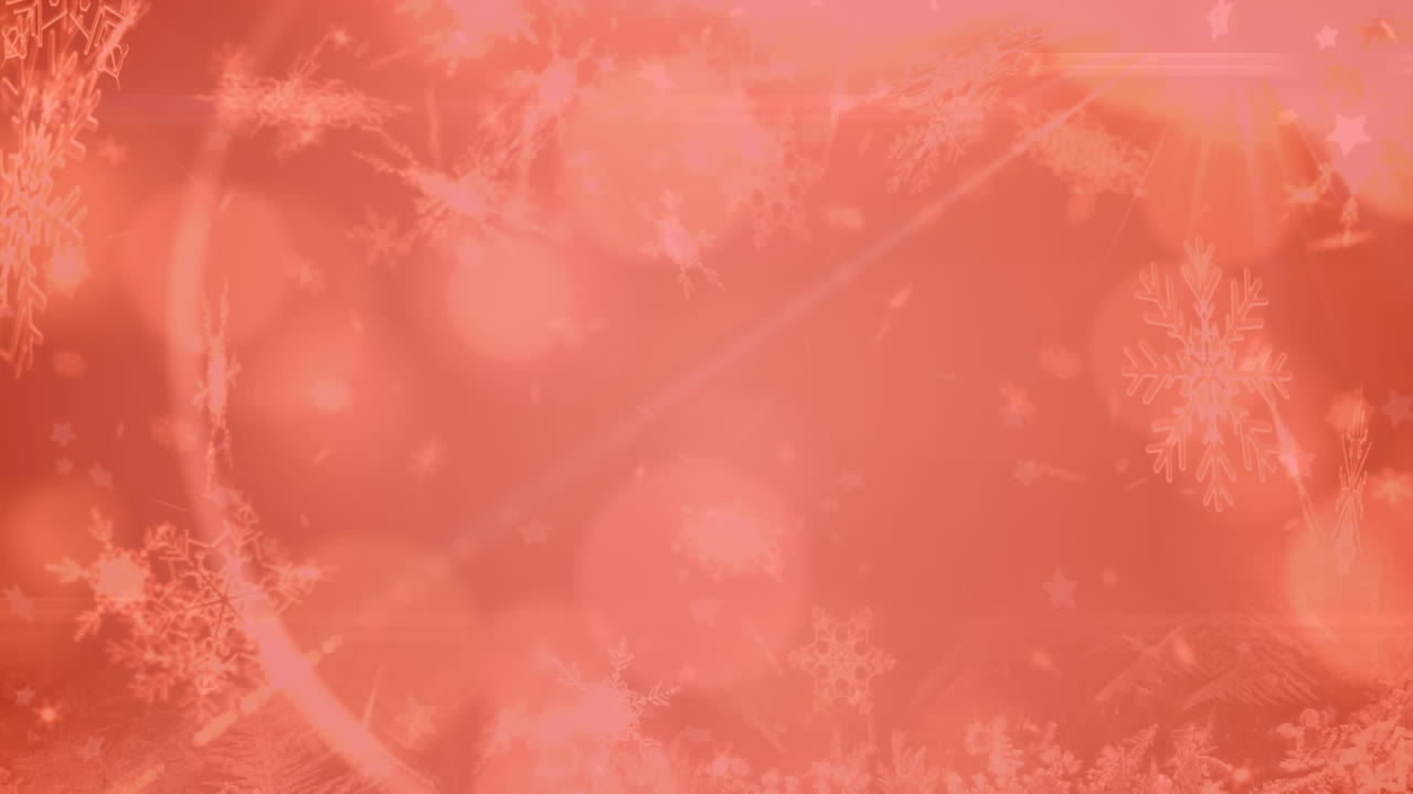 ⁇ 은 필터로 보케 배경 위에 내리는 눈의 애니메이션