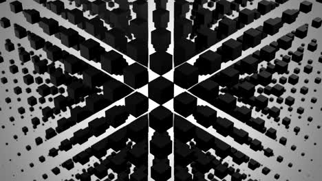 Boxes Formed A Wave In Space