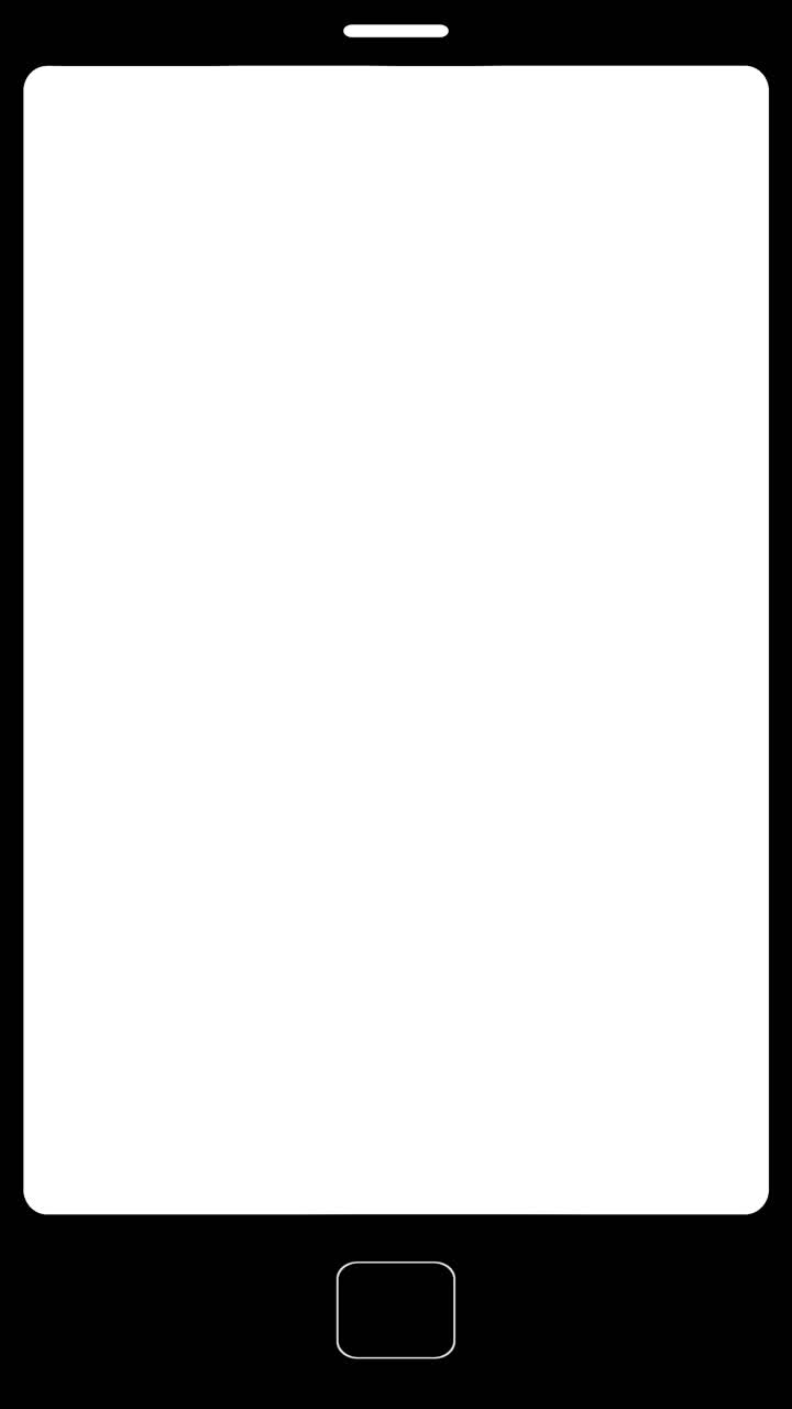 Blank White Screen on a Modern Smartphone Display