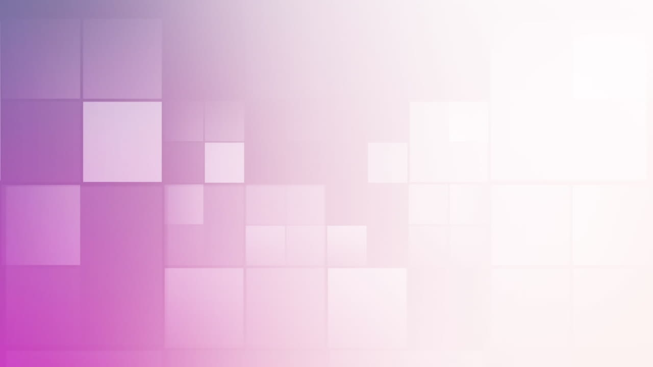 cuadrados parpadeantes sobre un fondo de blanco a púrpura