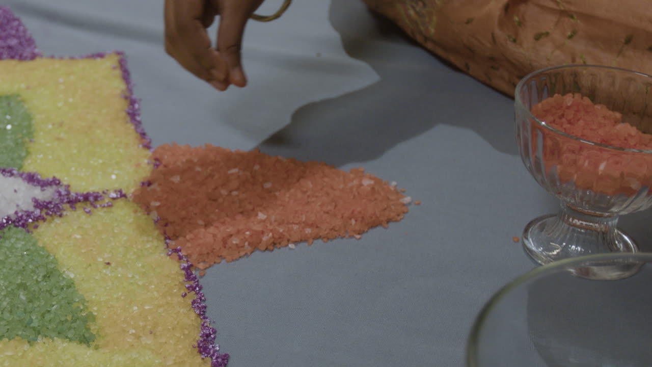 Rangoli Art Creation