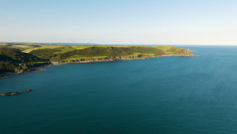 vista de la costa desde arriba