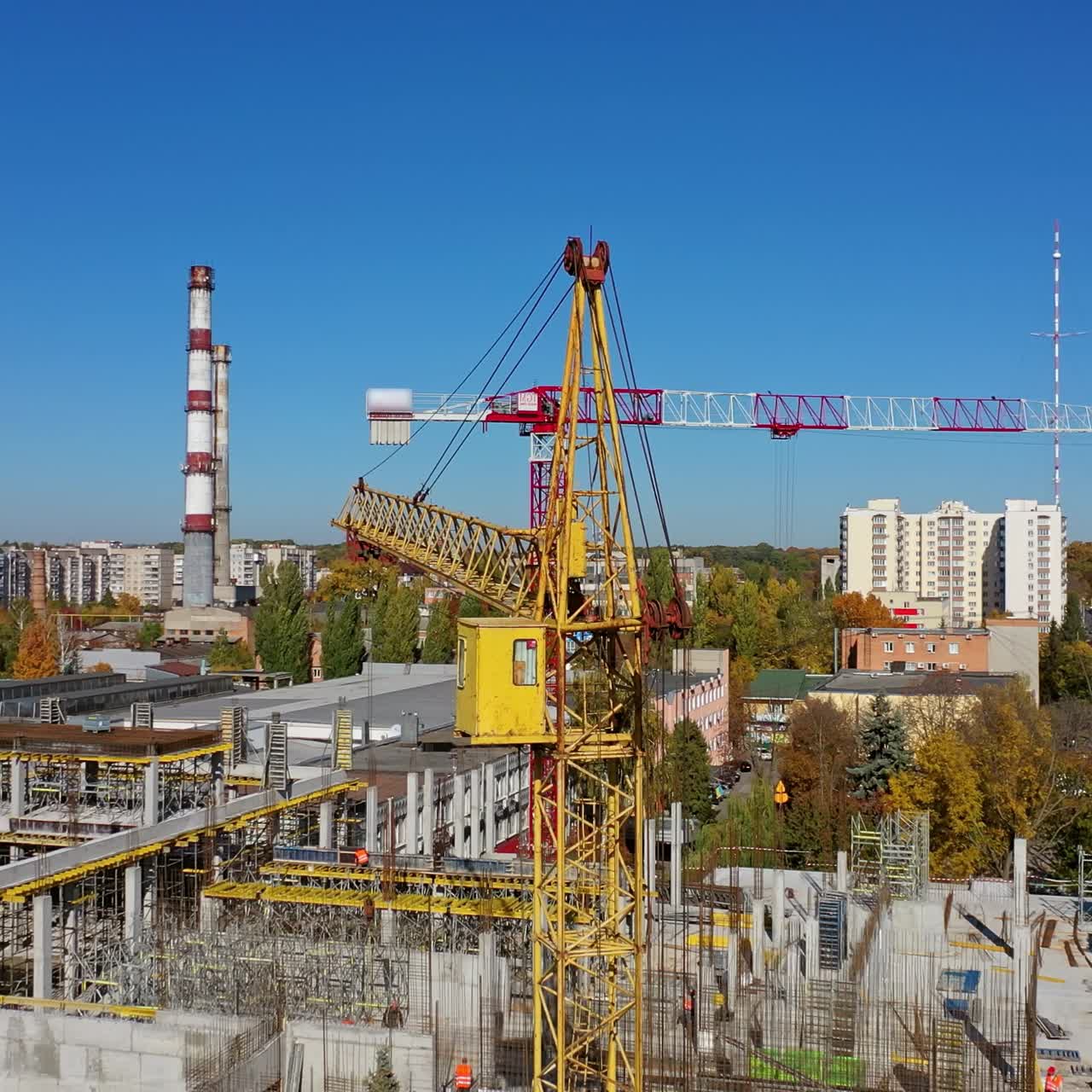 City construction site