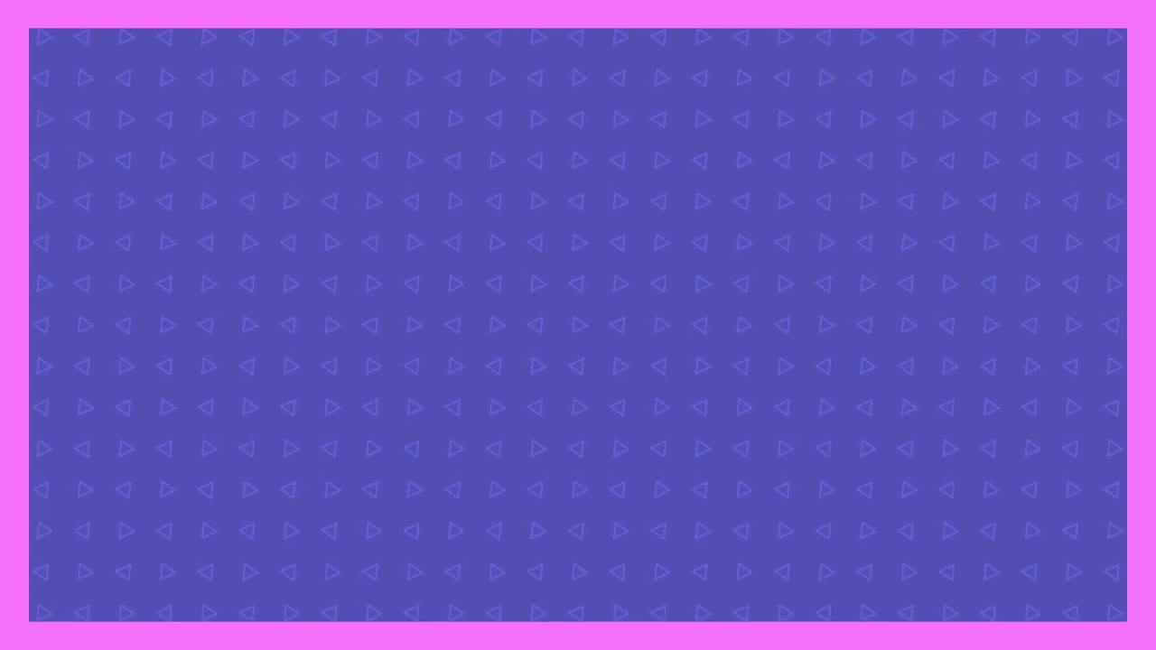 Animation of light purple triangles moving on purple background