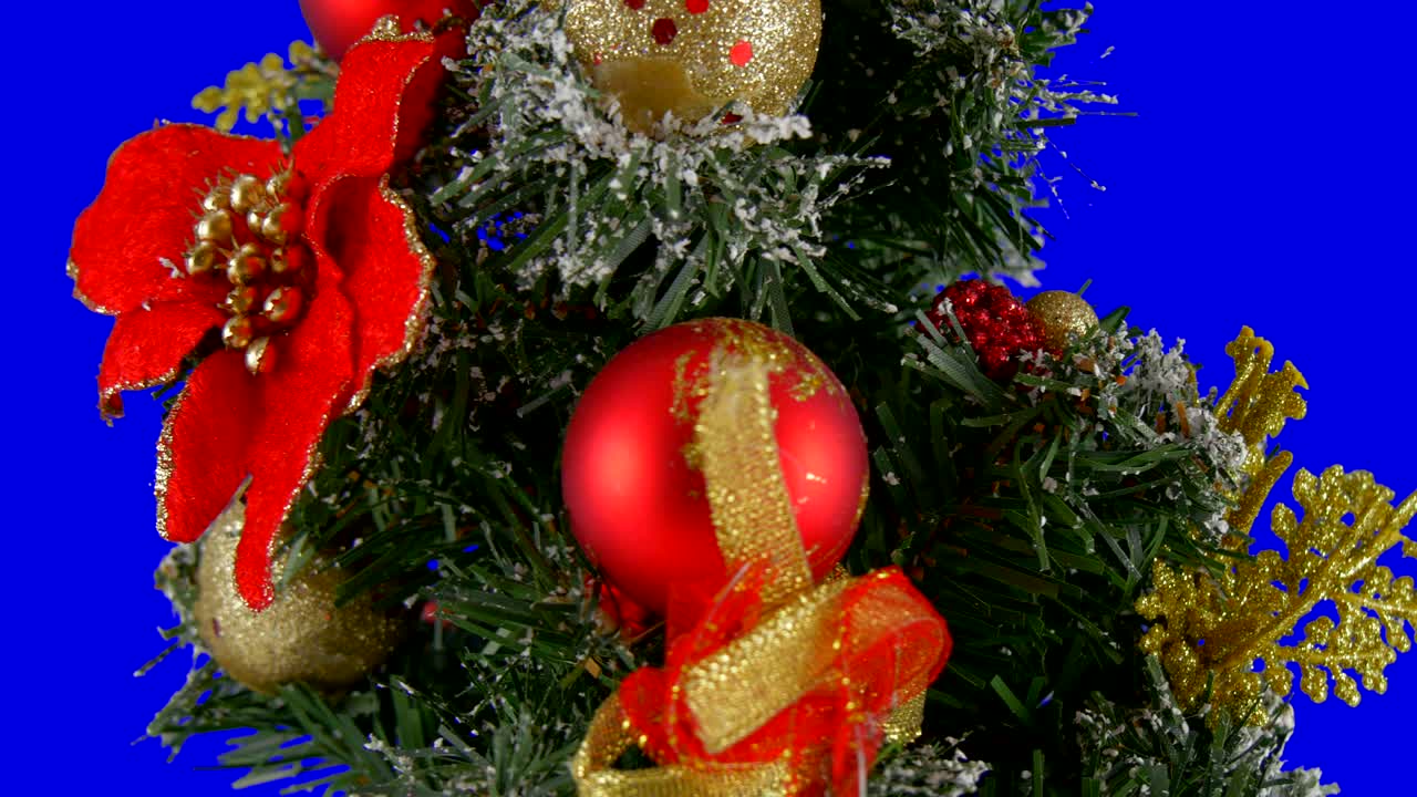 árbol de navidad bucle aislado