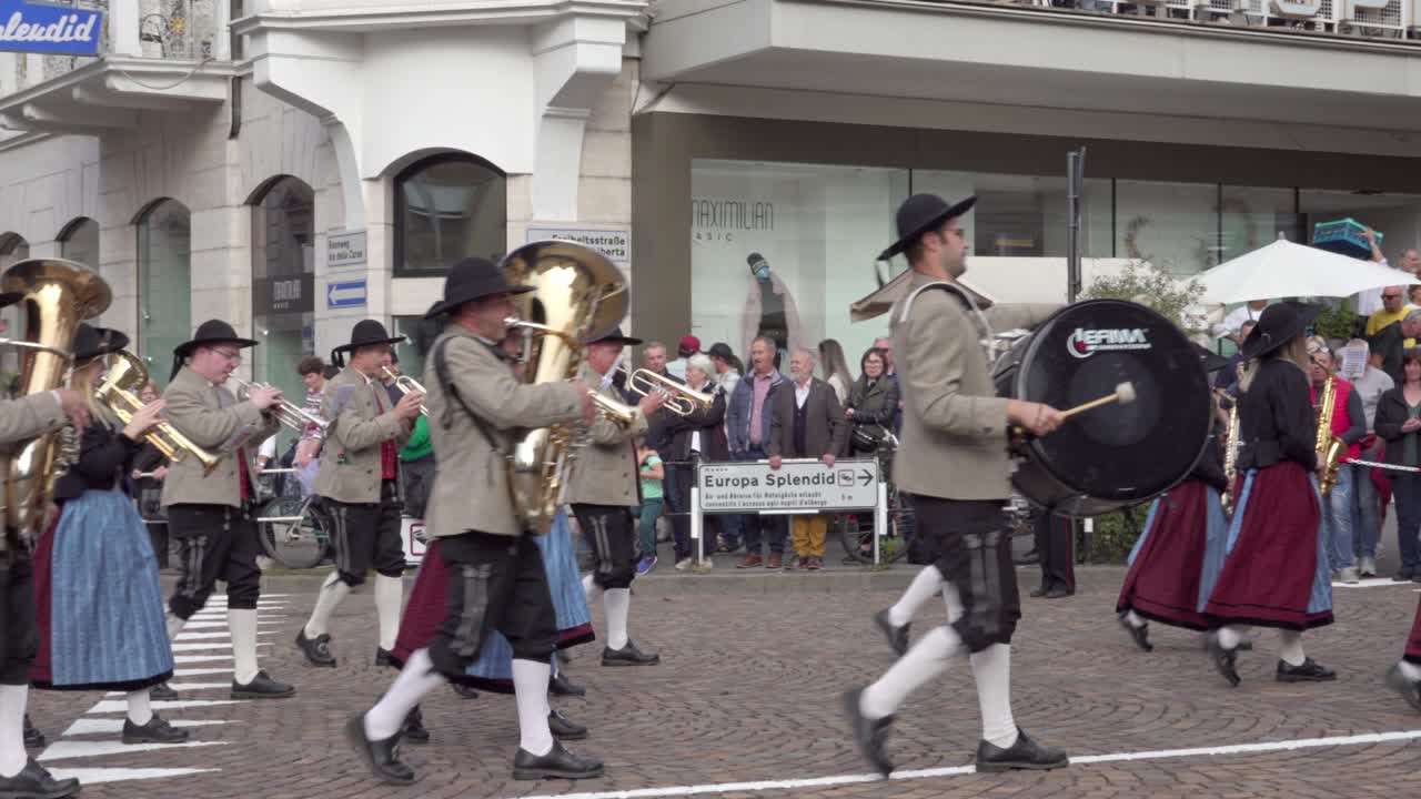 Alttam Music Association at the annual grape festival, Meran - Merano, South Tyrol, Italy (part 2 of 2)