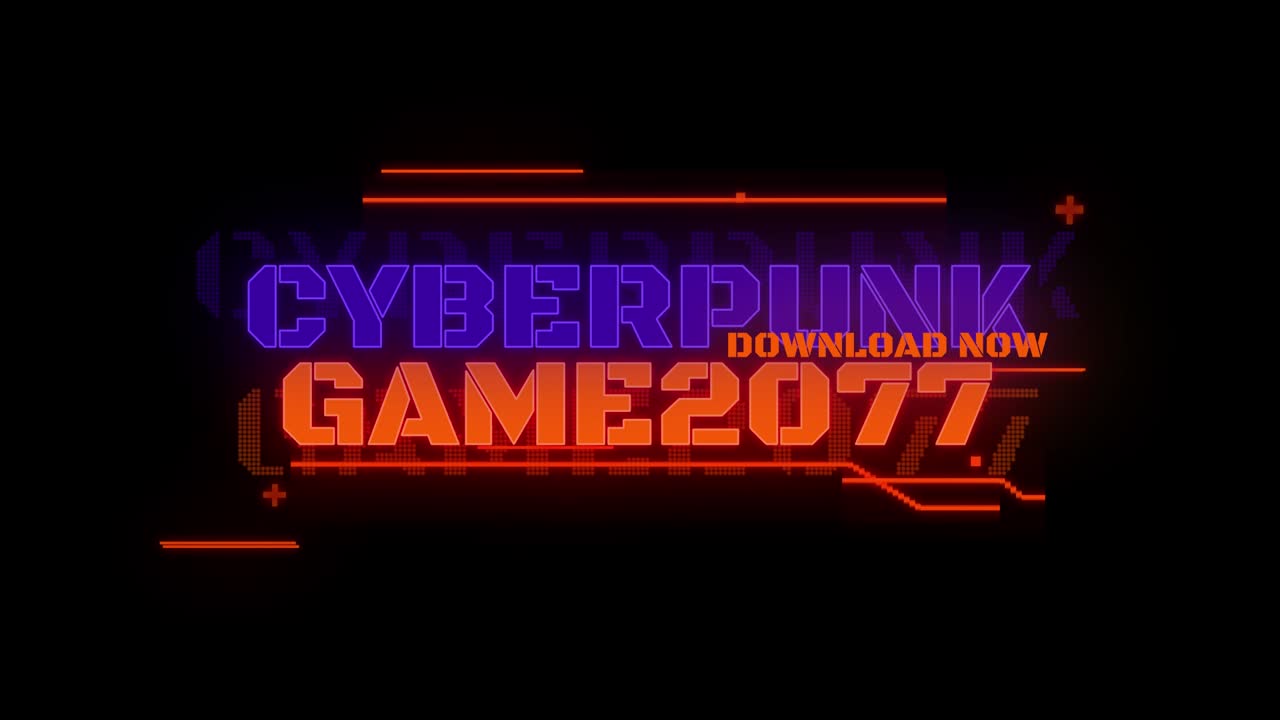 Cyberpunk HUD Titler 11