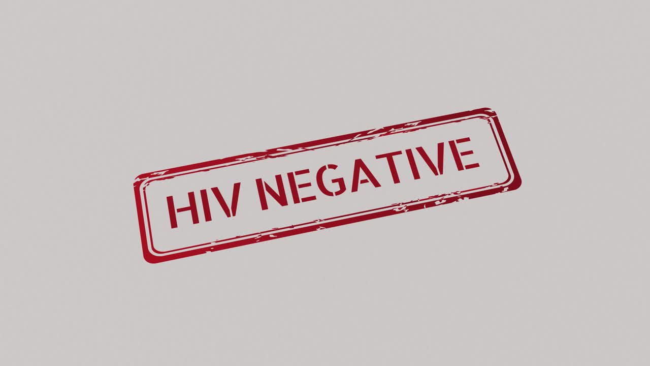 sello negativo para el vih