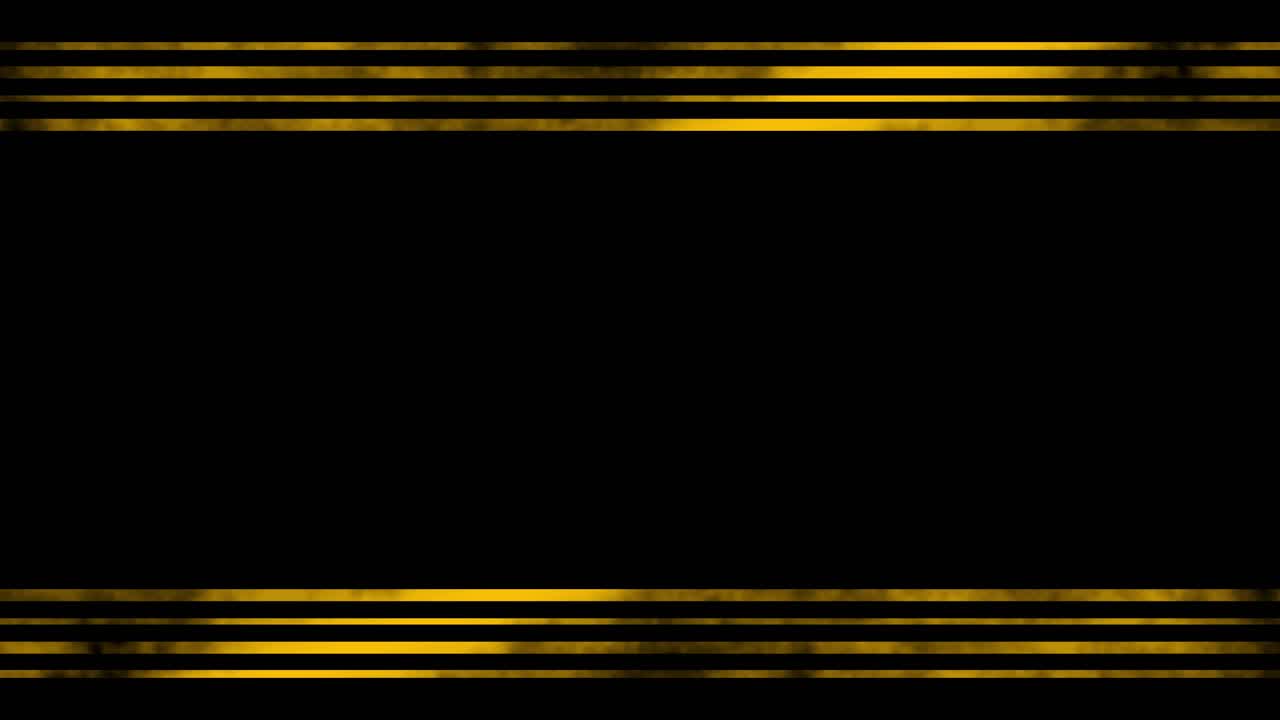 Luxury gold title border vip backdrop with golden frame fashion event abstract wallpaper live