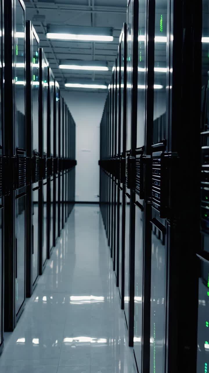 corredor moderno del centro de datos