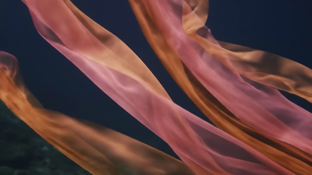 Abstracte Onderwater Stofstroming