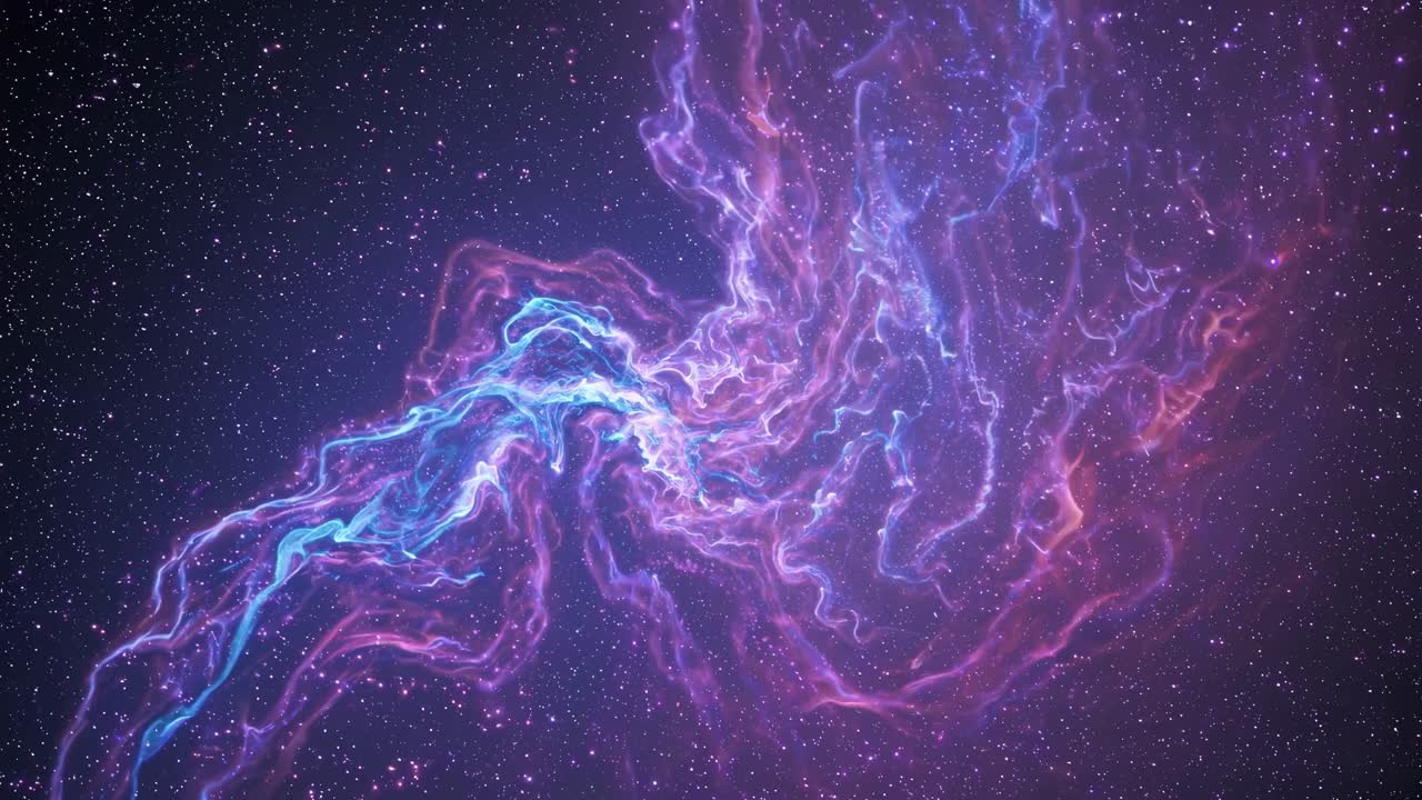 Colorful Nebula in Deep Space