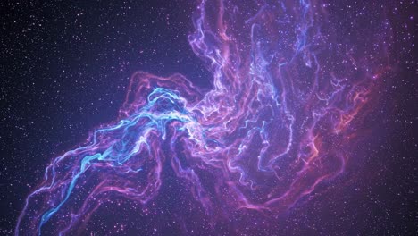 nebulosa colorida en el espacio profundo