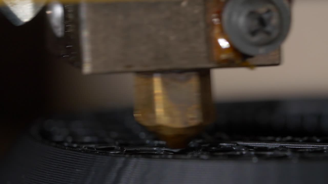 3d 프린팅 프로세스 클로즈업