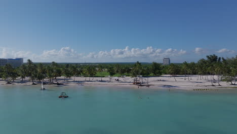 scenic footage from punta cana and the dominican republic, showcasing turquoise caribbean waters, lush jungle, white-sand beaches, and vibrant tropical nature