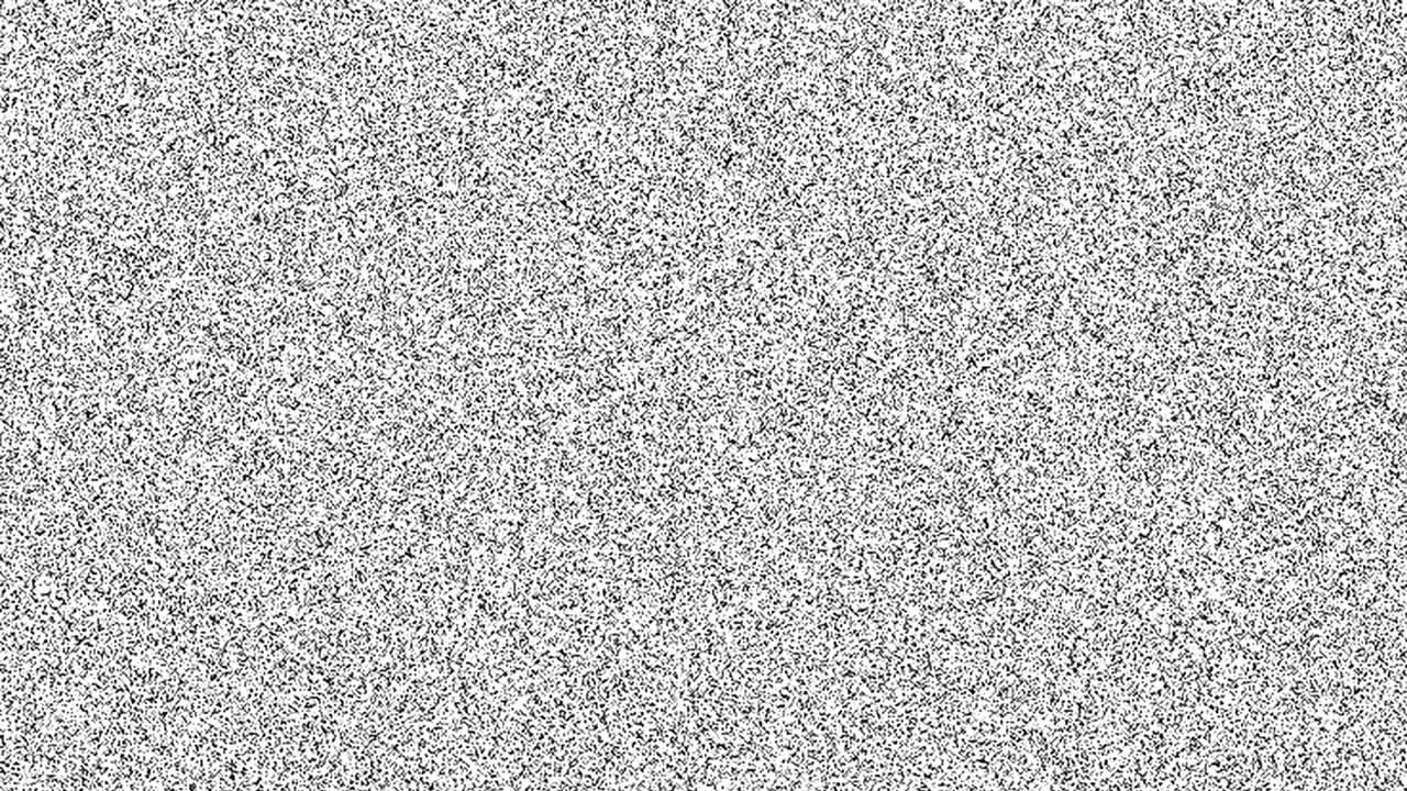 Gluten. Word about food problem on noisy screen. Looping VHS interference. Vintage animated background, video footage 4K