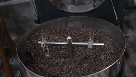 proceso de tostado de granos de café