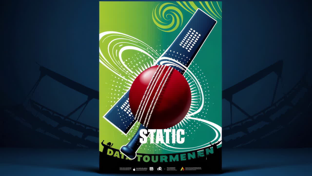 Cricket Tournament Poster