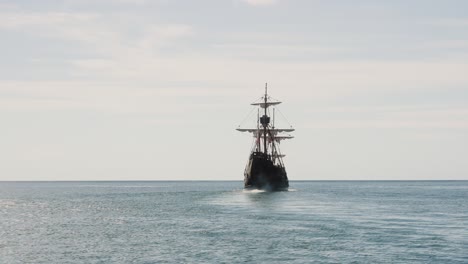 caravel on the atlantic ocean