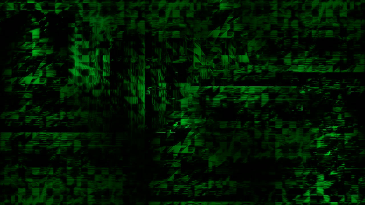 Background animation loop of green sci-fi texture with moving lights